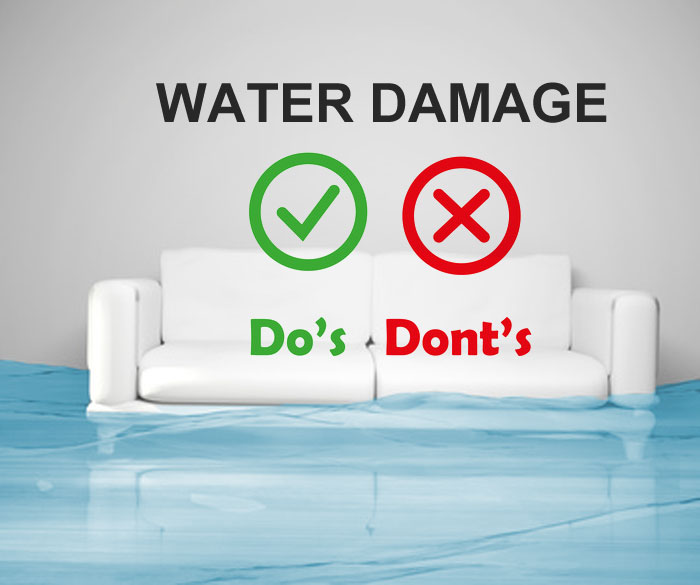 Water Damage Do's and Don'ts
